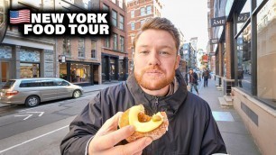 'NEW YORK Food Tour - Halal Guys, Chicken Burger, Ramen'