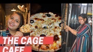 'Jail Theme Restaurant | THE CAGE CAFE | krishna nagar | delhi food vlog | RATING FOOD |'