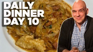 'Cook Along with Michael Symon | Halushki with Pap\'s Dumplings | Daily Dinner Day 10'