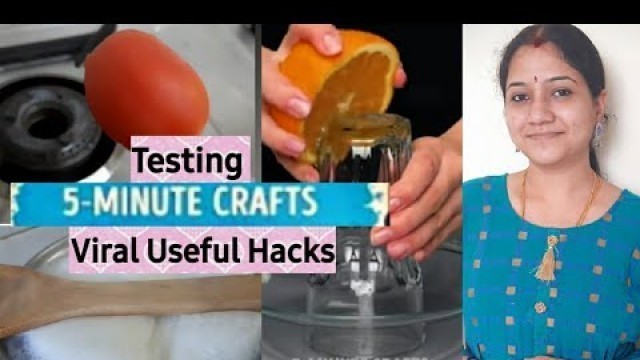 Testing out viral useful hacks by 5 minutes craft (tamil)| testing 5 minutes crafts hacks in tamil