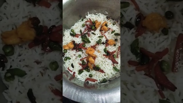 'মিক্স ভেজ রাইস #mix veg rice#mixed  frid rice #ytshorts #shortsvedio #shorts#viral #sanchita nd pihu'