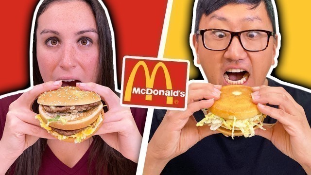 'WRONG WAY VS RIGHT WAY // Eating ALL THE McDonalds Food'