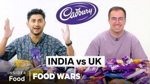 'India vs UK Cadbury | Food Wars | Insider Food'