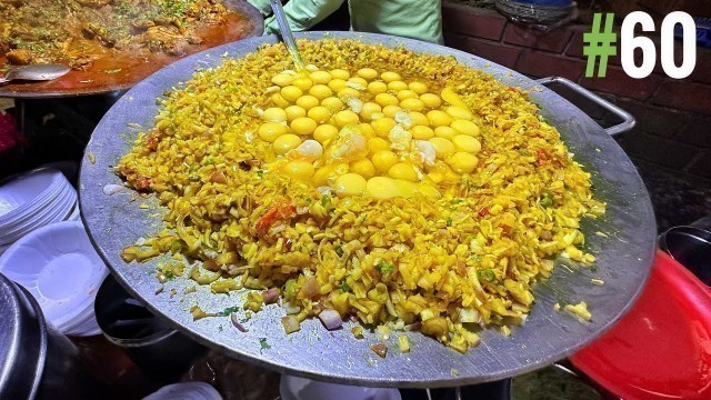 'India’s Highest Quantity Egg Bhurji Making | 60 Egg ka Bhurji | Only Rs.100/- | Street Food India'