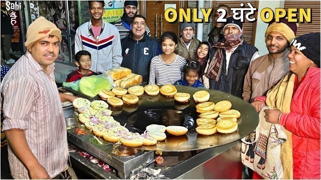 'Only 10/- Rs me Unseen Special Desi Burger | Punjabi Street Food India'