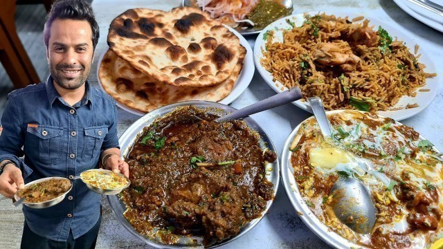 'Lajawaab Keema Meat Curry aur Chicken Biryani. 60 Years Old Shop Connaught Place. Delhi Street Food'