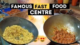 'Famous Fast Food Centre | Hyderabad Street Food | Best & Tasty Fried Rice | Yum Yum Street'