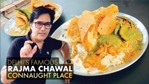 'Best Rajma Chawal in CP | Connaught Place Famous Rajma Chawal | Dhaba Food Super Bazar CP'