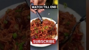 'Machurian Maggie Noodles Rs 40 Only In CP | STREETFOOD INDIA #shorts #foodblogger #manchurian #maggi'