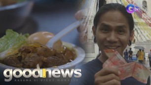 'P10 na rice meal sa Quiapo, masarap na nakabubusog pa! | Good News'