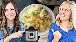 'FAST Instant Pot Cheesy Chicken and Rice - Dump and Go Recipe!'