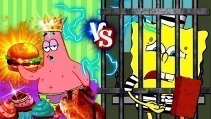 'Rich Jail vs Broke Jail Food | MUKBANG ANIMATION | SPONGEBOB ANIMATION | SLAME CATS #2'