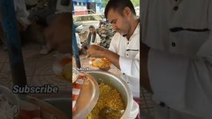 'Specially Abled Man Selling Food