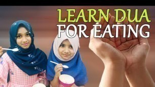 'LEARN DUA FOR EATING FOOD'