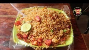 'Chicken Fried Rice Making at Road Side | Indian Street Food | Fast Food Recipes | Hyderabad'