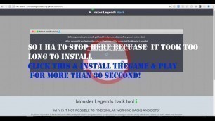 'How to hack monster legend without virus 2018- Gold, Food, & Gem/ Top epic'