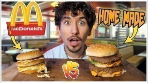 'I Followed McDonald\'s Recipes AT HOME... (Taste Test)'