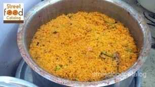 'How to Make Restaurant Style Tomato Rice Recipe| Street Food Around The World | Street Food Catalog'