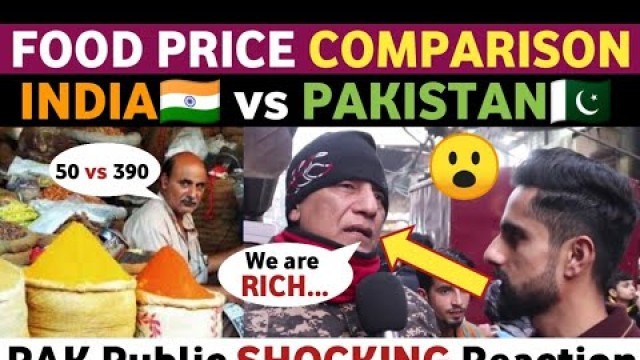 'FOOD PRICE COMPARISON INDIA VS PAKISTAN ON REPUBLIC DAY OF INDIA | PAK REACTION ON INDIA | REAL TV'