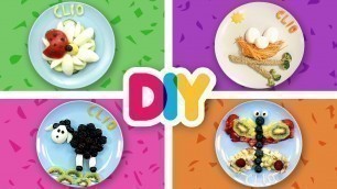 '4 EASY Food Art SPRING Snacks | Healthy-n-Yummy | DIY Labs'