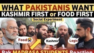 'KASHMIR FIRST OR FOOD FIRST WHAT PAKISTANIS WANT? |PAKISTANI REACTION ON INDIA REAL ENTERTAINMENT TV'