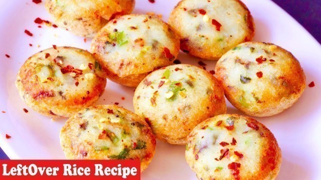 'New LeftOver Rice Recipe, Instant Recipe for Breakfast for Evening snack, appam recipe, appe recipe'