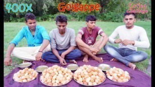 '400 Panipuri /Golgappa Eating Challenge | Pani puri eating Competition | Food Challenge India'