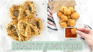 'Healthy Junk Food Recipes | Easy Paleo Pretzel & Queso'