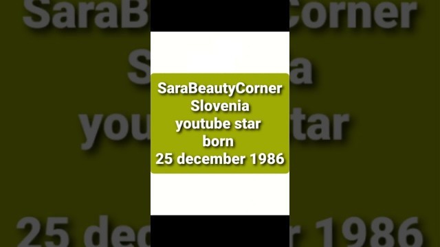 'how old is SaraBeautyCorner'