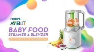 'Philips AVENT Baby Food Steamer & Blender'