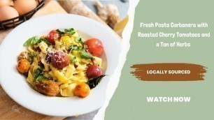 'Good Farms, Good Food, Good People | Fresh Pasta Carbonara at Lindenhof Farm (ep. 1/4)'