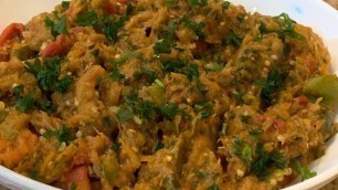 'Moroccan Eggplant Salad recipe/ Zaalouk / Moroccan Food | Eggplant Dip'