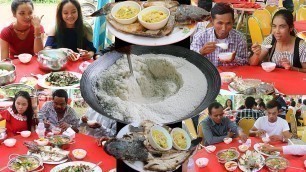 'Cooking food for Cambodian countryside wedding party [part 5] MKH'