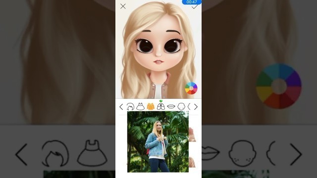 'Sara from sarabeautycorner in Dollify|Dollify version#sarabeautycorner #sara#dollify#rockstar#shorts'