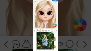 'Sara from sarabeautycorner in Dollify|Dollify version#sarabeautycorner #sara#dollify#rockstar#shorts'