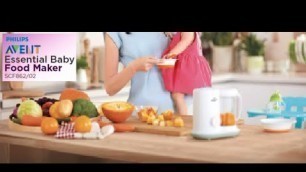 'Avent baby food maker Scf869 tutorial. Avent babycook. Avent robot cuiseur & compotte de melon'