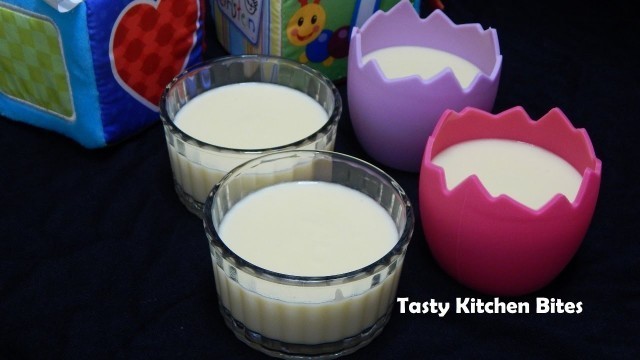 'Healthy Baby Food Recipe - Egg Custard for Toddler & Kids l Easy Stirred Egg Pudding l 12+ months'