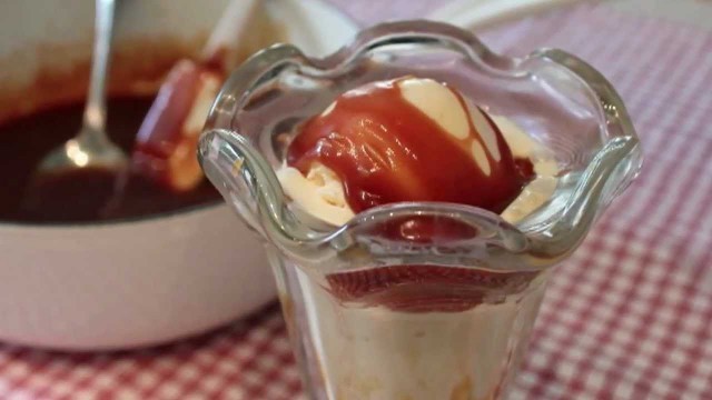 'Salted Caramel Sauce Recipe - Caramel Ice Cream Topping'