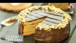 'German Tree Cake | Baumkuchen | Baumtorte | Food Channel L Recipes'