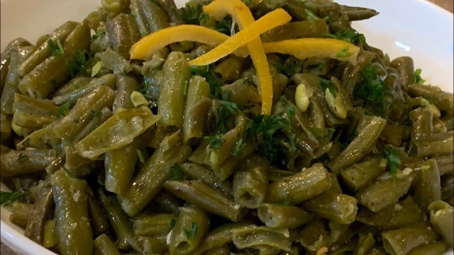 'Moroccan Garlic Green Beans recipe | Moroccan Food'