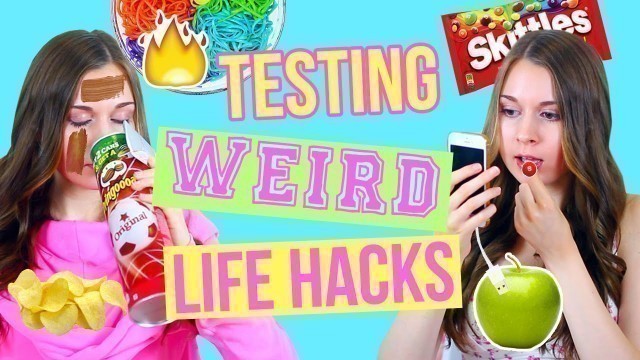 'TESTING WEIRD DIY LIFE HACKS!! From BuzzFeed & Pinterest'