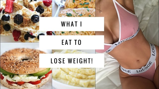 'WHAT I EAT IN A DAY to lose weight | healthy + easy meals | taylor bee'