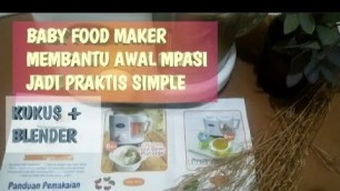 'REVIEW BABY FOOD MAKER BABY SAFE | BLENDER MPASI BABY SAFE | MELLAWATI'