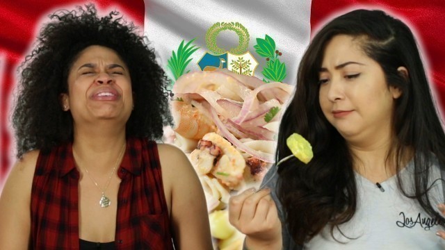 'Latinos Try Peruvian Food For The First Time'