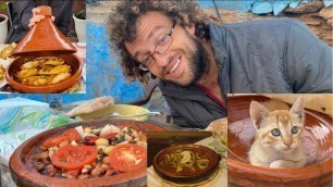 'MOROCCAN Food Tour, Tagines in MOROCCO, 12 Tajines with Moracro near Agadir'