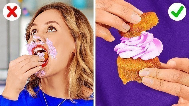 'CLEVER FOOD HACKS TO SAVE YOUR DAY || Viral Food Tricks by 123 GO!'