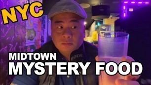 'Midtown Mystery Food at \"Shanghai Mong\" on 32nd Street, Manhattan, New York City'