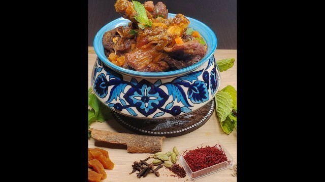 'Moroccan Goat Tagine | Moroccan Delicacy | North African Cooking | Maghreb Cuisine | Tajine'