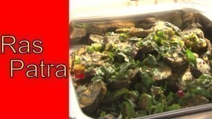 'quick easy healthy lunch meals - indian street food gujarati snacks nasta - ras patra recipe'