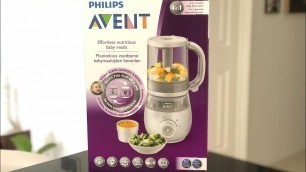 'Unboxing Philips Avent 4-in-1 Healthy Baby Food Maker'